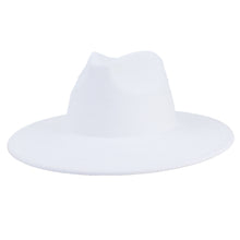 Load image into Gallery viewer, Suede Top Big Brim Flat Edge Gentlemen's Hat