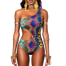 Load image into Gallery viewer, Snake Print Maillot
