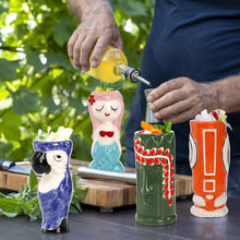 Load image into Gallery viewer, Set of 4 Ceramic Tiki Mugs Tiki Bar Professional Barware