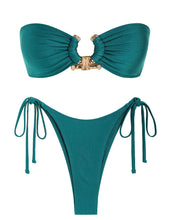 Load image into Gallery viewer, Ornate Bandeau Bikini