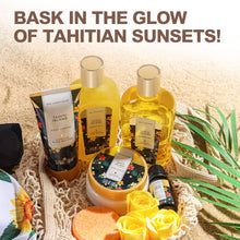 Load image into Gallery viewer, Luxetique Tahiti Island Bath Gift Set, 15pcs Luxury Self Care Kit with Bath Bombs, Essential Oil, Hand Cream, Bath Salt, Tote Bag