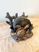 Load image into Gallery viewer, Nautical Ocean Beach Coastal Decor Coaster Set