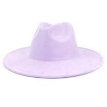 Load image into Gallery viewer, Suede Top Big Brim Flat Edge Gentlemen's Hat