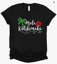 Load image into Gallery viewer, Mele Kalikimaka Christmas Holiday T-Shirt