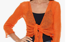Load image into Gallery viewer, Sheer Knit Shrug in multiple Colors