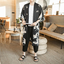 Load image into Gallery viewer, Japanese Long Crane Kimono (Unisex)