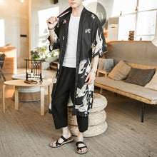 Load image into Gallery viewer, Japanese Long Crane Kimono (Unisex)