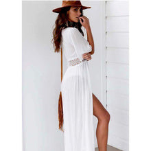 Load image into Gallery viewer, Half Sleeve Open Front Beach Tunic