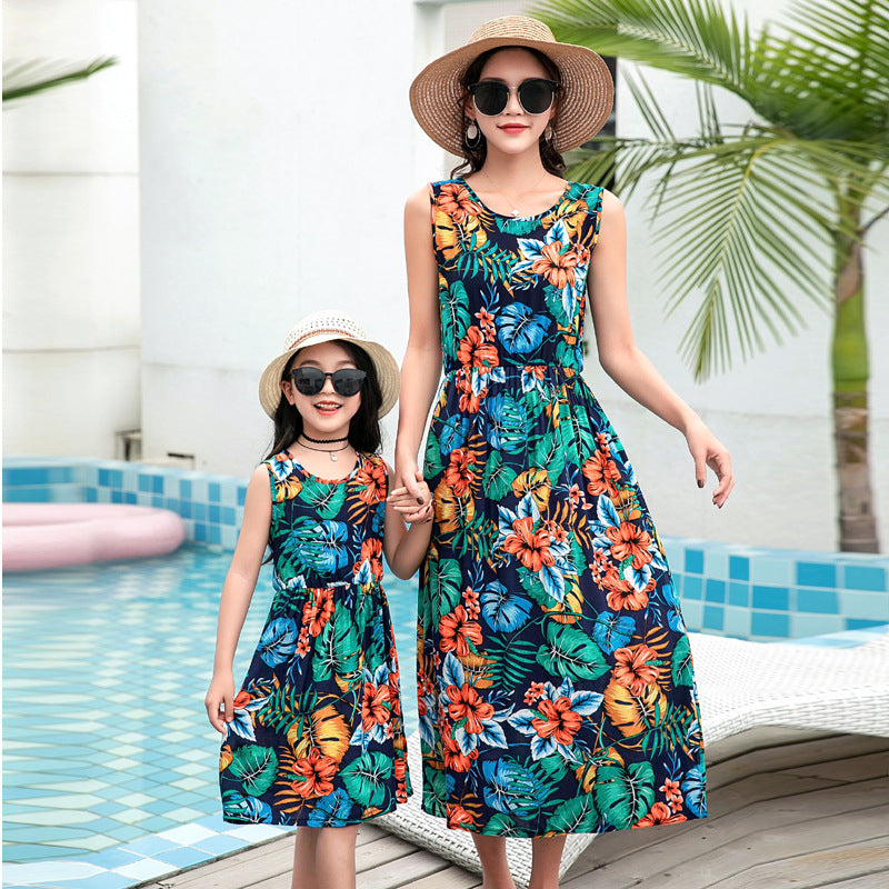 Matching Mother and Daughter Sun Dresses Lizzie Lahaina Couture Swimwear Made In Maui Matching Mother and Daughter Sun Dresses Lizzie Lahaina Couture Swimwear Made In Maui