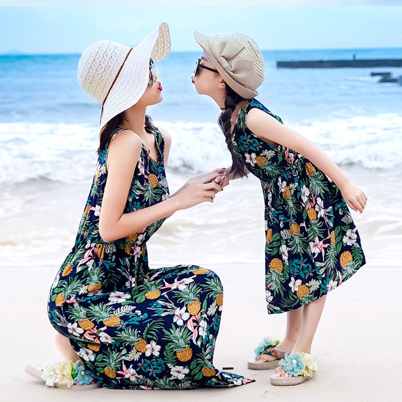 Matching Mother and Daughter Sun Dresses Lizzie Lahaina Couture Swimwear Made In Maui Matching Mother and Daughter Sun Dresses Lizzie Lahaina Couture Swimwear Made In Maui