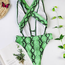 Load image into Gallery viewer, Neon Diamond Back Print Monokini
