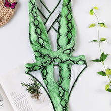 Load image into Gallery viewer, Neon Diamond Back Print Monokini