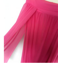 Load image into Gallery viewer, Sheer Mesh Split Beach Skirt