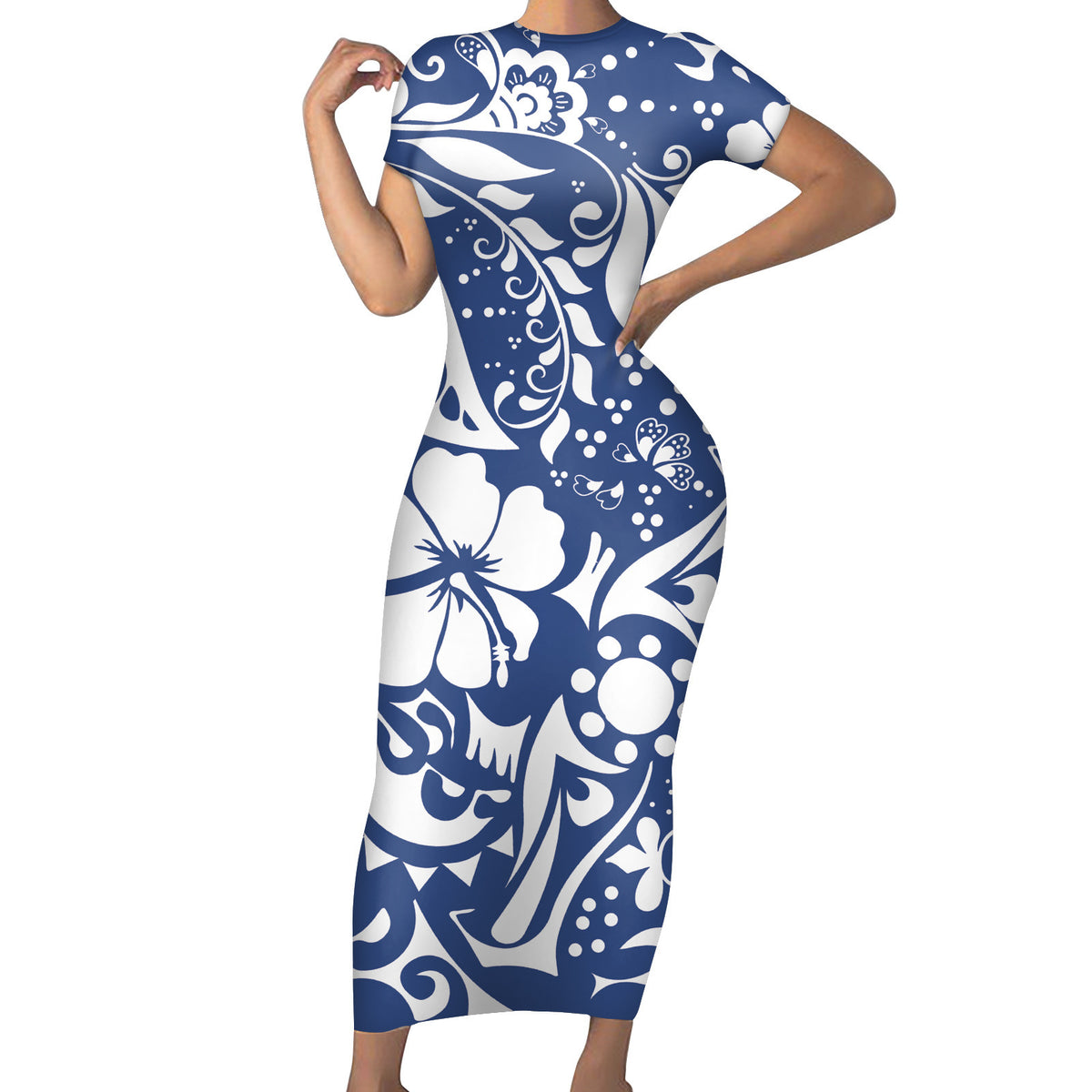 Polynesian 2025 print dresses