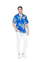 Load image into Gallery viewer, Matching Family Luau Outfits -  Hibiscus Blue