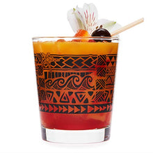 Load image into Gallery viewer, Vintage Tiki Kahiko Rocks Glass, 13-ounce, Set of 4