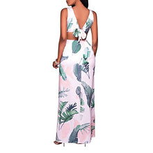 Load image into Gallery viewer, V-Neck Split Long Beach Dress