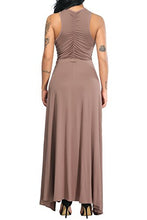Load image into Gallery viewer, Hollow Out Halter Wrap Sleeveless Long Dress