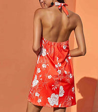 Load image into Gallery viewer, Women's Casual Sleeveless Floral Mini Dress