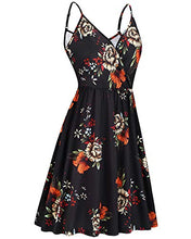 Load image into Gallery viewer, Floral Spaghetti Strap Sun Dress