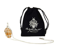 Load image into Gallery viewer, Citrine Gemstone Pendant Necklace - Natural Crystal Healing | Joy, Wealth and Abundance Jewelry for Men & Women