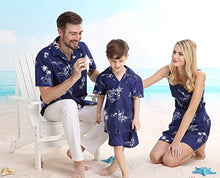 Load image into Gallery viewer, Matching Mother Son Hawaiian Luau Outfit
