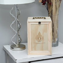 Load image into Gallery viewer, Essential Oil Box - Wooden Storage Case With Handle. Holds 60 Bottles & Roller Balls. 3 Tier Space Saver. Large Organizer