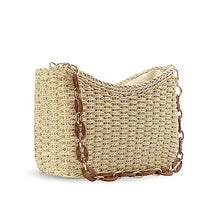 Load image into Gallery viewer, Hand Woven Shoulder Beach Bag
