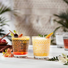 Load image into Gallery viewer, Vintage Tiki Kahiko Rocks Glass, 13-ounce, Set of 4