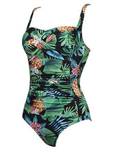 Load image into Gallery viewer, Plus Size Swimwear Women's One Piece Bathing Suit Bikini Tummy Control Swimsuits(PAT5,Large)