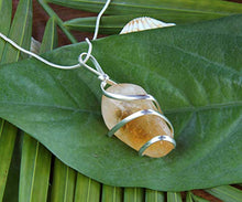 Load image into Gallery viewer, Citrine Gemstone Pendant Necklace - Natural Crystal Healing | Joy, Wealth and Abundance Jewelry for Men & Women