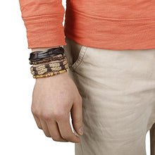 Load image into Gallery viewer, Leather Bracelet for Men Women Woven Cuff Bracelets