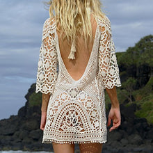 Load image into Gallery viewer, Charming Crochet Swim Suit Cover Up