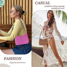 Load image into Gallery viewer, Hand Woven Shoulder Beach Bag