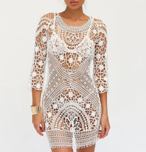 Load image into Gallery viewer, Charming Crochet Swim Suit Cover Up