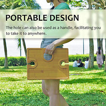 Load image into Gallery viewer, Outdoor Wine Picnic Table, Folding Portable Bamboo Wine Glasses & Bottle, Snack and Cheese Holder Tray for Concerts at Park, Beach, Ideal Wine Lover Gift