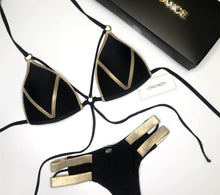 Load image into Gallery viewer, Gilded Bandage Brazilian Bikini