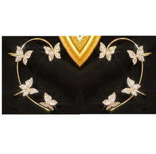 Load image into Gallery viewer, Earring Butterfly Ear Clip And Ear Hook