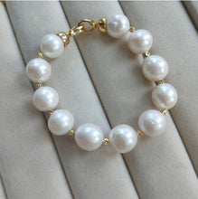Load image into Gallery viewer, 14K Gold Baroque Pearl Earrings/Necklace/Bracelet Three Piece Set