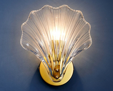 Load image into Gallery viewer, Art Deco Sea Shell Wall Sconce