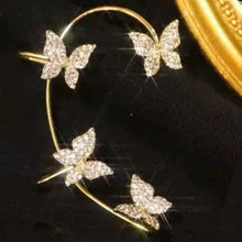 Load image into Gallery viewer, Earring Butterfly Ear Clip And Ear Hook