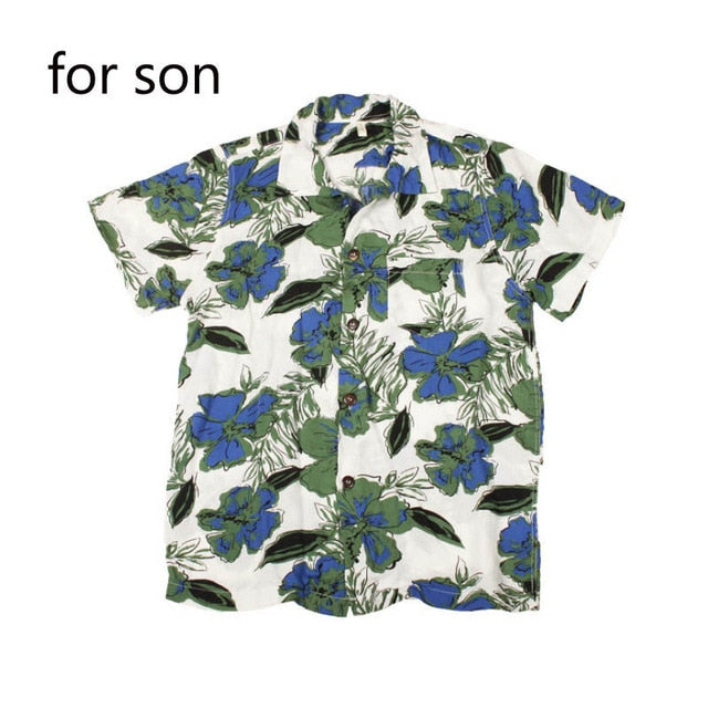 Matching Father Son Hawaiian Luau Outfits – Lizzie Lahaina Couture