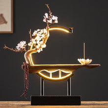 Load image into Gallery viewer, Handmade Waterfall Backflow Incense Burner with Flower Censer