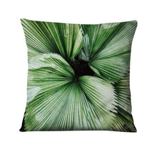 Load image into Gallery viewer, Tropical Palm Leaf  Decorative Throw Pillow 45*45cm
