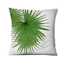 Load image into Gallery viewer, Tropical Palm Leaf  Decorative Throw Pillow 45*45cm