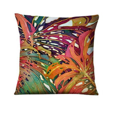 Load image into Gallery viewer, Tropical Palm Leaf  Decorative Throw Pillow 45*45cm