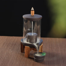 Load image into Gallery viewer, Handmade Waterfall Backflow Incense Burner with Flower Censer