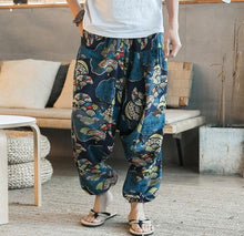 Load image into Gallery viewer, Cotton Linen Harem Pants for Men
