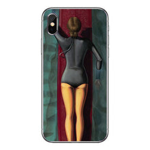 Load image into Gallery viewer, Surfboard and Surfing sunset Cool Soft Transparent TPU Phone Case For iPhone8 8Plus 7 7Plus 6DPlus 5S SE Surfer girl Case