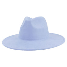 Load image into Gallery viewer, Suede Top Big Brim Flat Edge Gentlemen&#39;s Hat